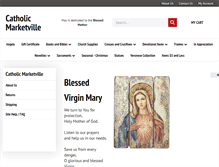 Tablet Screenshot of catholicmarketville.com